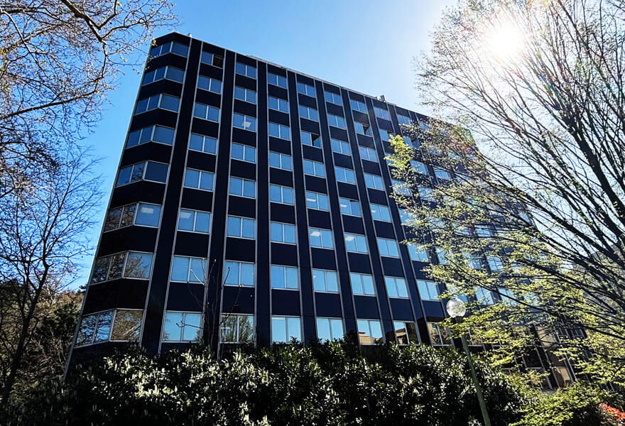 Bâtiment où se trouve l’agence MG Lyon