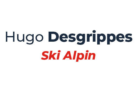 Hugo Desgrippes, skieur alpin professionnel