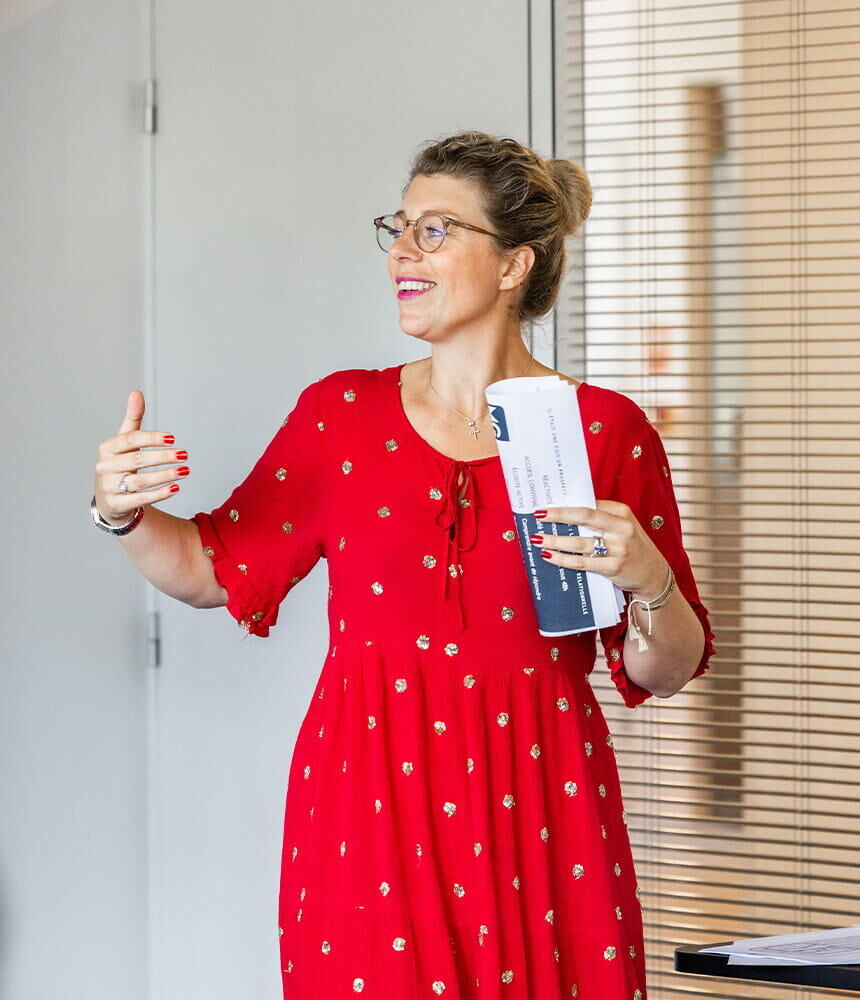 Margaux Viallet, directrice du centre de formation l'Académie by MG à Bassens (73)